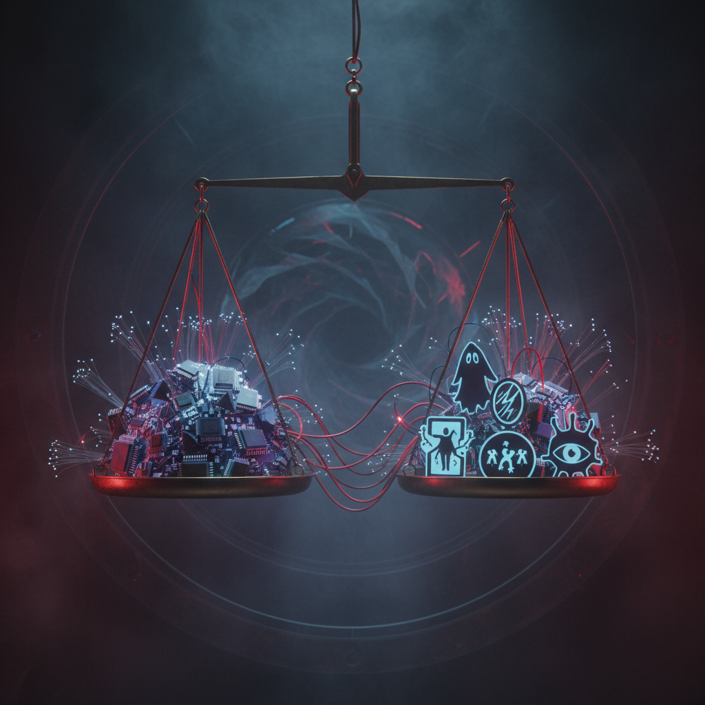 都市伝説とAIの未来予測の倫理的課題の解説図 - 都市伝説とAIの未来予測:謎と可能性を探る