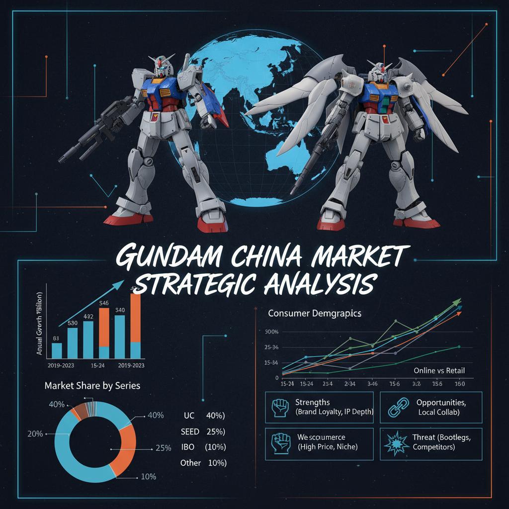 ガンダムIPの中国市場における戦略分析の解説図 - ガンダムIPの中国市場拡大と戦略分析