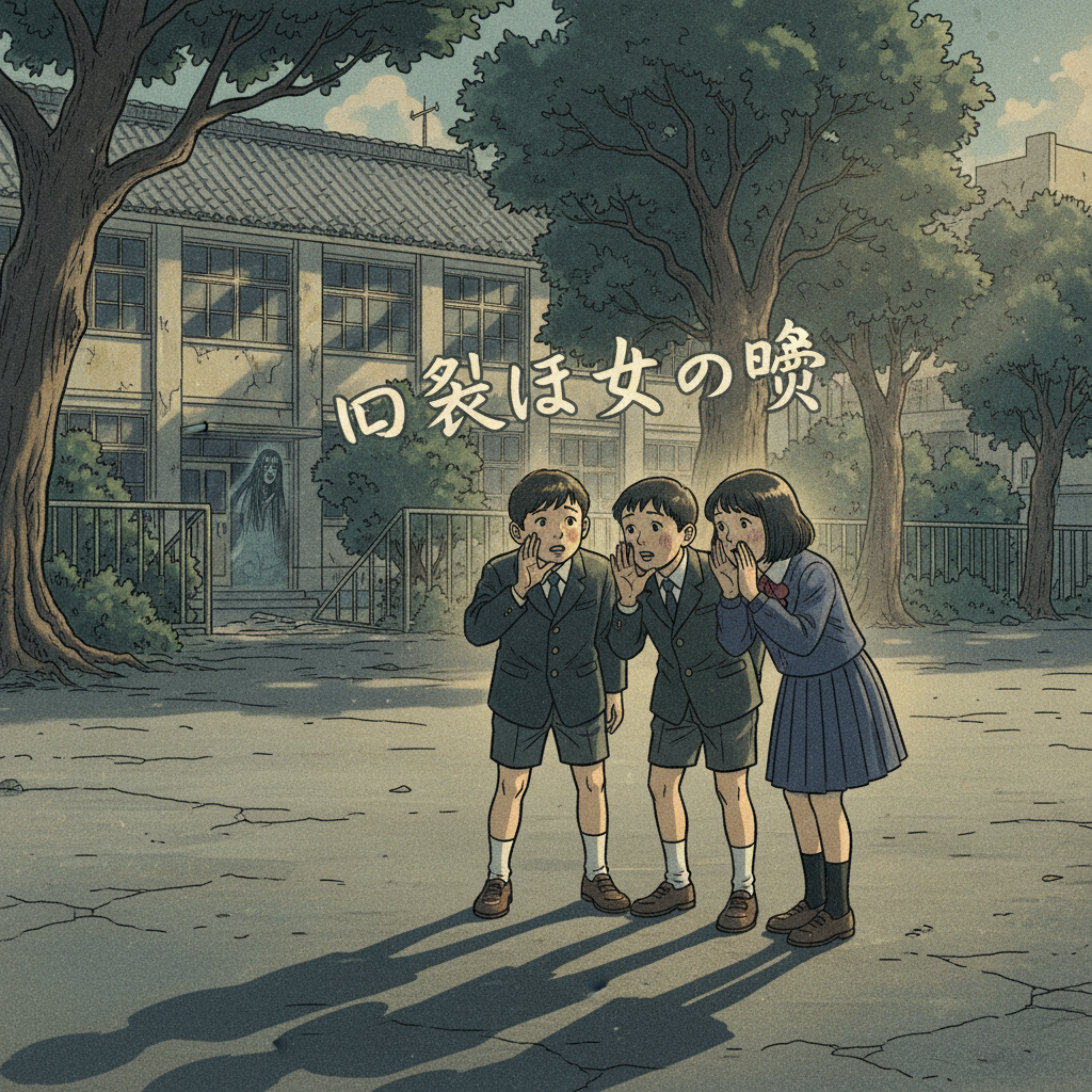 口裂け女 都市伝説の真相を探るの解説図 - 口裂け女 真実と現代の影響を徹底分析