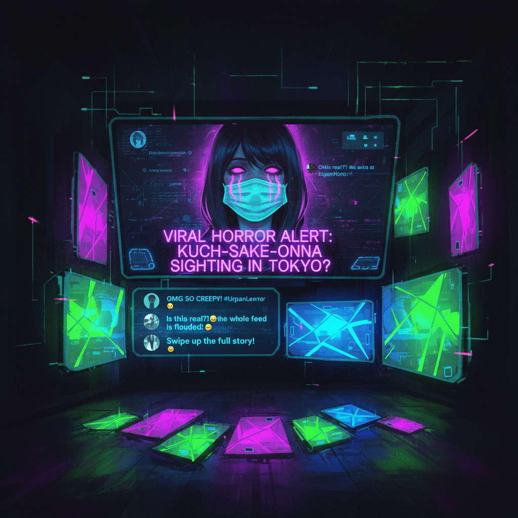 口裂け女の現代社会への影響と文化的意義の解説図 - 口裂け女 真実と現代の影響を徹底分析