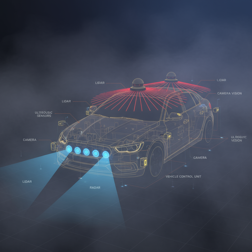 自動運転車の悪天候対策技術の基本に関する説明画像